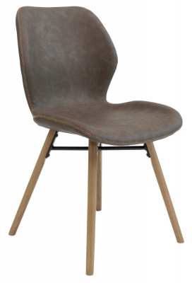 Product photograph of Durada Light Brown Dining Chair Sold In Pairs from Choice Furniture Superstore