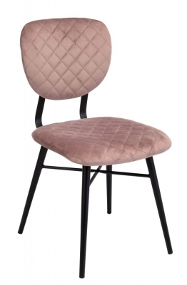 Product photograph of Ranger Dusk Velvet Dining Chair Sold In Pairs from Choice Furniture Superstore