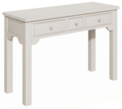 Product photograph of Berkeley Grey Painted Dressing Table With 3 Drawers from Choice Furniture Superstore