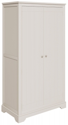 Product photograph of Berkeley Grey Painted Wardrobe With 2 Doors from Choice Furniture Superstore