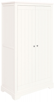 Product photograph of Lily White Painted Wardrobe With 2 Doors from Choice Furniture Superstore
