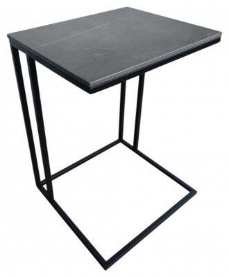Product photograph of Zeus Grey Sintered Stone End Table from Choice Furniture Superstore
