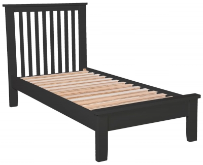 Product photograph of Henley Charcoal Painted Bed - Comes In 3ft Single 4ft 6in Single And 5ft King Size Options from Choice Furniture Superstore