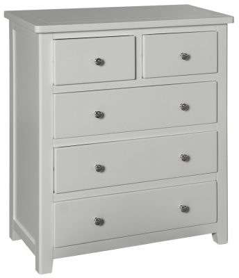 Product photograph of Henley Grey Painted 2 3 Drawer Chest from Choice Furniture Superstore