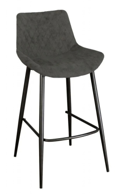 Product photograph of Sigma Fabric Bar Stool Sold In Pairs - Comes In Saffron Mineral Blue Shadow Grey Options from Choice Furniture Superstore