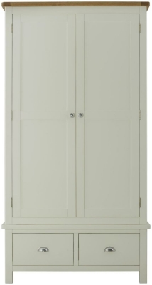 Product photograph of Clearance - Portland Stone Painted Gents Wardrobe - Fss14818 from Choice Furniture Superstore