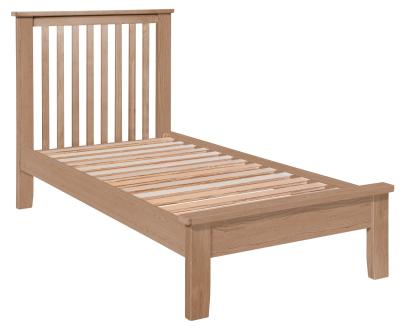 Product photograph of Henley Oak Painted Bed - Comes In 3ft Single 4ft 6in Single And 5ft King Size Options from Choice Furniture Superstore
