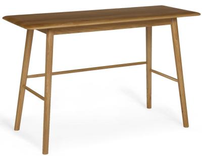 Product photograph of Malmo Oak Console Table from Choice Furniture Superstore