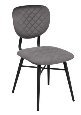 Ranger Vintage Slate Velvet Dining Chair Sold In Pairs