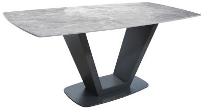 Apollo Grey Sintered Stone Top 4 Seater Dining Table