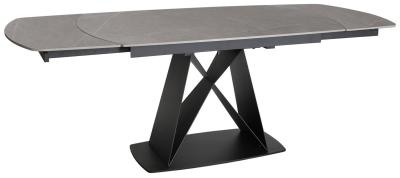 Omega Grey Sintered Stone Top 48 Seater Extending Motion Dining Table