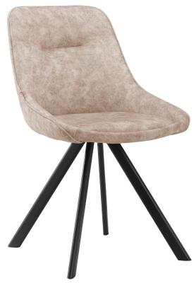 Chicago Taupe Fabric Dining Chair Sold In Pairs