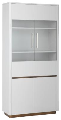 Chicago White Display Cabinet