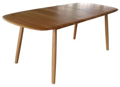 Product photograph of Malmo Oak 6-8 Seater Extending Dining Table from Choice Furniture Superstore