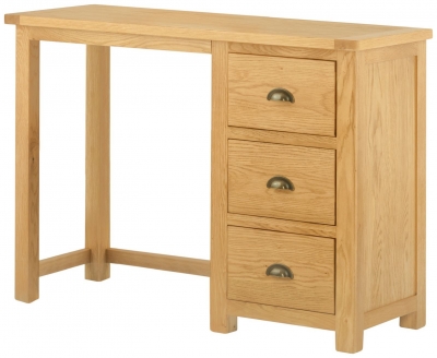 Product photograph of Portland Dressing Table - Comes In Oak And Stone Painted from Choice Furniture Superstore