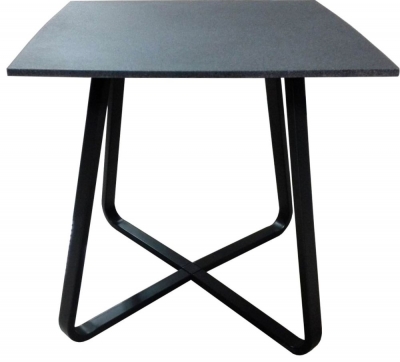 Product photograph of Reflex Stone Effect Glass Top Lamp Table from Choice Furniture Superstore