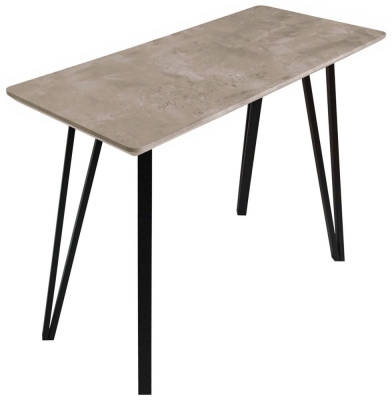 Product photograph of Tetro Concrete Effect Console Table from Choice Furniture Superstore