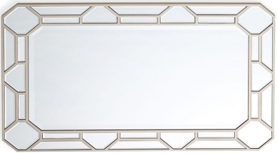 Product photograph of Vida Living Rosa Geometric Rectangular Mirror from Choice Furniture Superstore