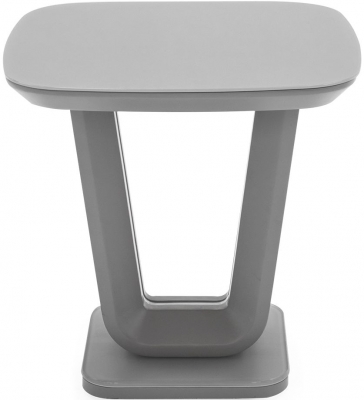 Image of Vida Living Lazzaro Light Grey Matt Lamp Table