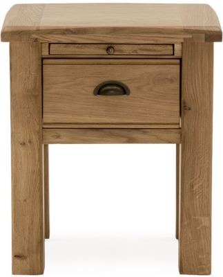 Product photograph of Vida Living Breeze Oak End Table from Choice Furniture Superstore