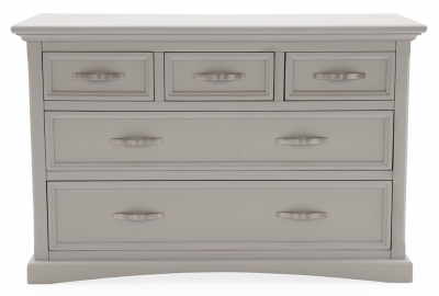 Product photograph of Vida Living Turner Grey Painted 2 3 Drawer Dressing Chest from Choice Furniture Superstore