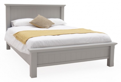 Product photograph of Vida Living Turner Grey Painted Bed from Choice Furniture Superstore