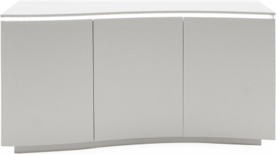 Product photograph of Vida Living Lazzaro Light Grey Matt Sideboard With Led - Clearance Fs550 from Choice Furniture Superstore