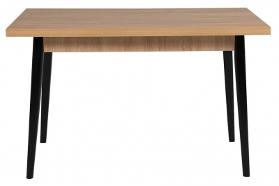 Product photograph of Vida Living Lotti Oak Dining Table 120cm Seats 4 To 6 Diners Rectangular Top from Choice Furniture Superstore