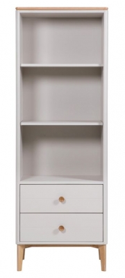 Product photograph of Vida Living Marlow Cashmere Oak 2 Drawer Storage Unit from Choice Furniture Superstore