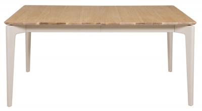Product photograph of Vida Living Marlow Cashmere Oak Dining Table 165cm Seats 6 Diners Extending Rectangular Top from Choice Furniture Superstore
