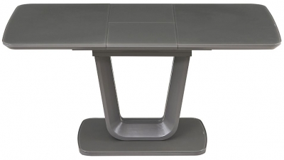 Product photograph of Vida Living Lazzaro 120cm-160cm Graphite Grey Matt Extending Dining Table from Choice Furniture Superstore