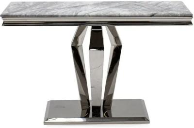 Product photograph of Clearance - Vida Living Arturo Grey Marble Console Table - Fss15419 from Choice Furniture Superstore