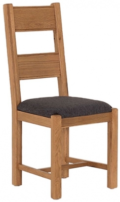 Product photograph of Vida Living Breeze Oak Grey Dining Chair Sold In Pairs from Choice Furniture Superstore