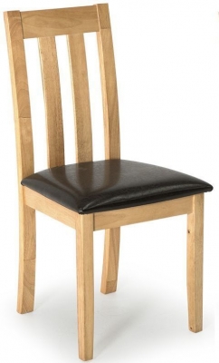 Product photograph of Vida Living Annecy Natural Wood Dining Chair Sold In Pairs from Choice Furniture Superstore