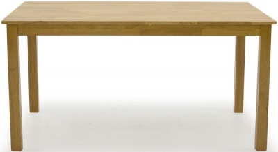 Product photograph of Vida Living Annecy 120cm Natural Wood Dining Table from Choice Furniture Superstore