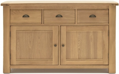 Product photograph of Vida Living Breeze Oak Large Sideboard from Choice Furniture Superstore
