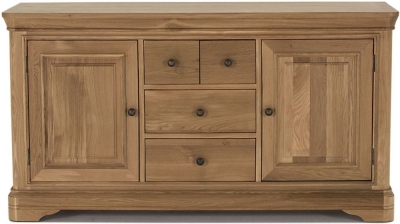 Product photograph of Vida Living Carmen Oak Large Sideboard from Choice Furniture Superstore