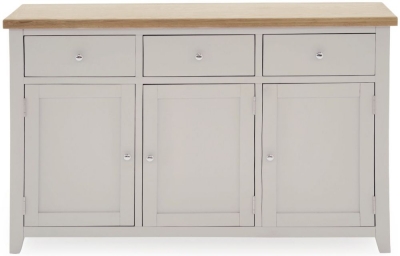 Product photograph of Vida Living Ferndale Grey Painted Large Sideboard from Choice Furniture Superstore