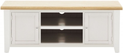 Product photograph of Vida Living Ferndale Grey Painted Large Tv Unit from Choice Furniture Superstore