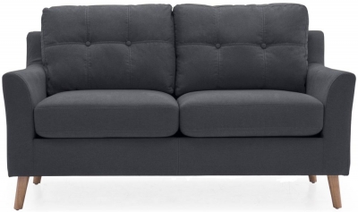 Product photograph of Vida Living Olten Charcoal Fabric 2 Seater Sofa from Choice Furniture Superstore