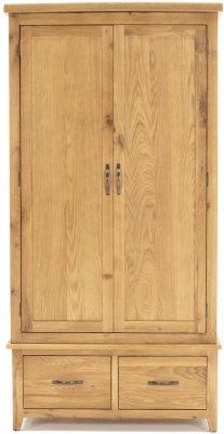 Product photograph of Vida Living Ramore Oak 2 Door Wardrobe from Choice Furniture Superstore