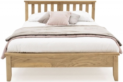 Product photograph of Vida Living Ramore Oak Bed from Choice Furniture Superstore