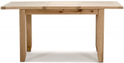 Product photograph of Vida Living Ramore Oak 6 Seater Extending Dining Table from Choice Furniture Superstore