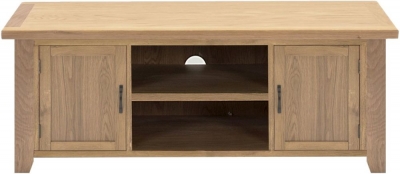 Product photograph of Vida Living Ramore Oak Large Tv Unit from Choice Furniture Superstore