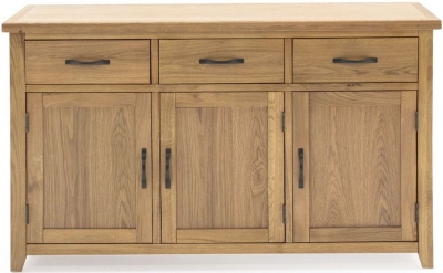 Product photograph of Vida Living Ramore Oak Large Sideboard from Choice Furniture Superstore