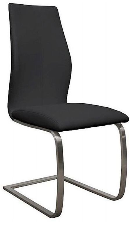 Vida Living Irma Black Faux Leather Dining Chair (Sold in Pairs)