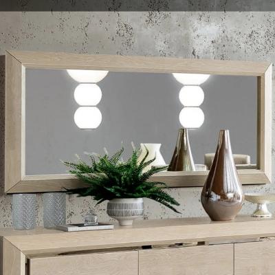 Product photograph of Clearance - Camel Elite Day Sand Birch Italian Rectangular Mirror - 159cm X 79cm - B37 from Choice Furniture Superstore