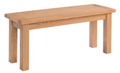 Product photograph of Clearance - Appleby Oak Dining Bench - D643 from Choice Furniture Superstore