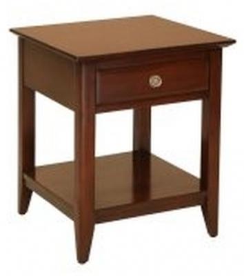Product photograph of Clearance - Bordeaux Straight Leg End Table With 1 Drawer - Fss14732 from Choice Furniture Superstore