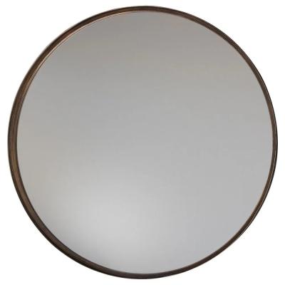 Clearance Reading Bronze Round Mirror 61cm X 61cm Fss15656